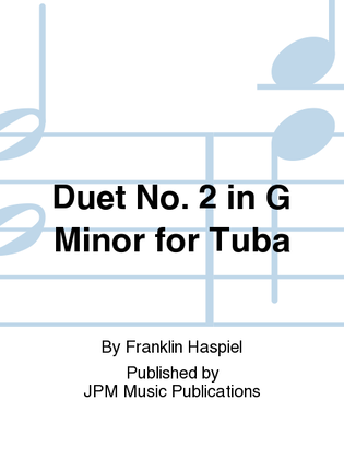 Duet No. 2 in G Minor for Tuba