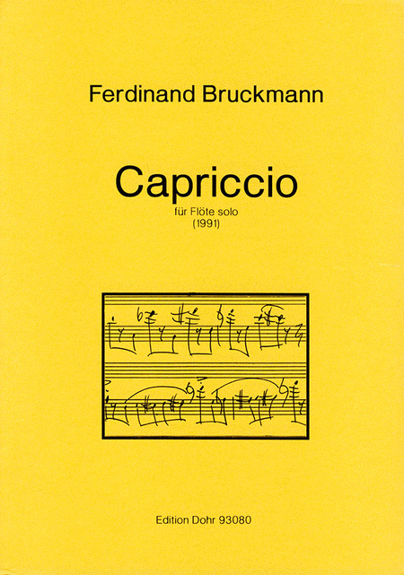 Capriccio für Flöte solo (1991)