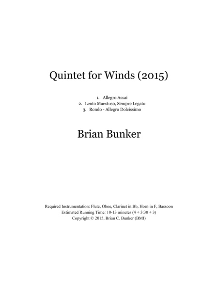 Quintet for Winds image number null
