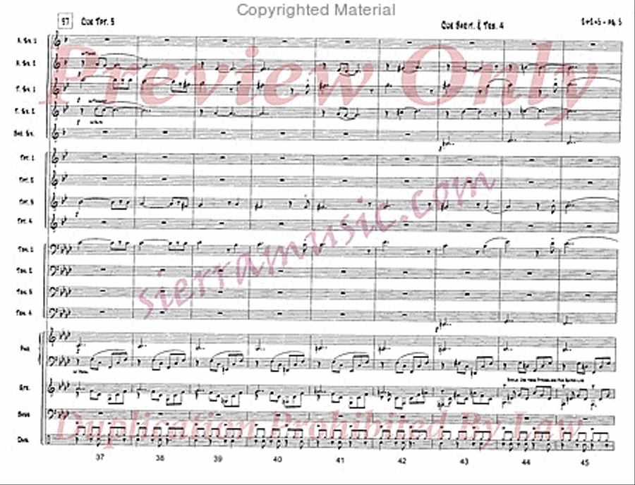 2+2=5 2+2=5 Jazz Ensemble scores gallery preview page 6