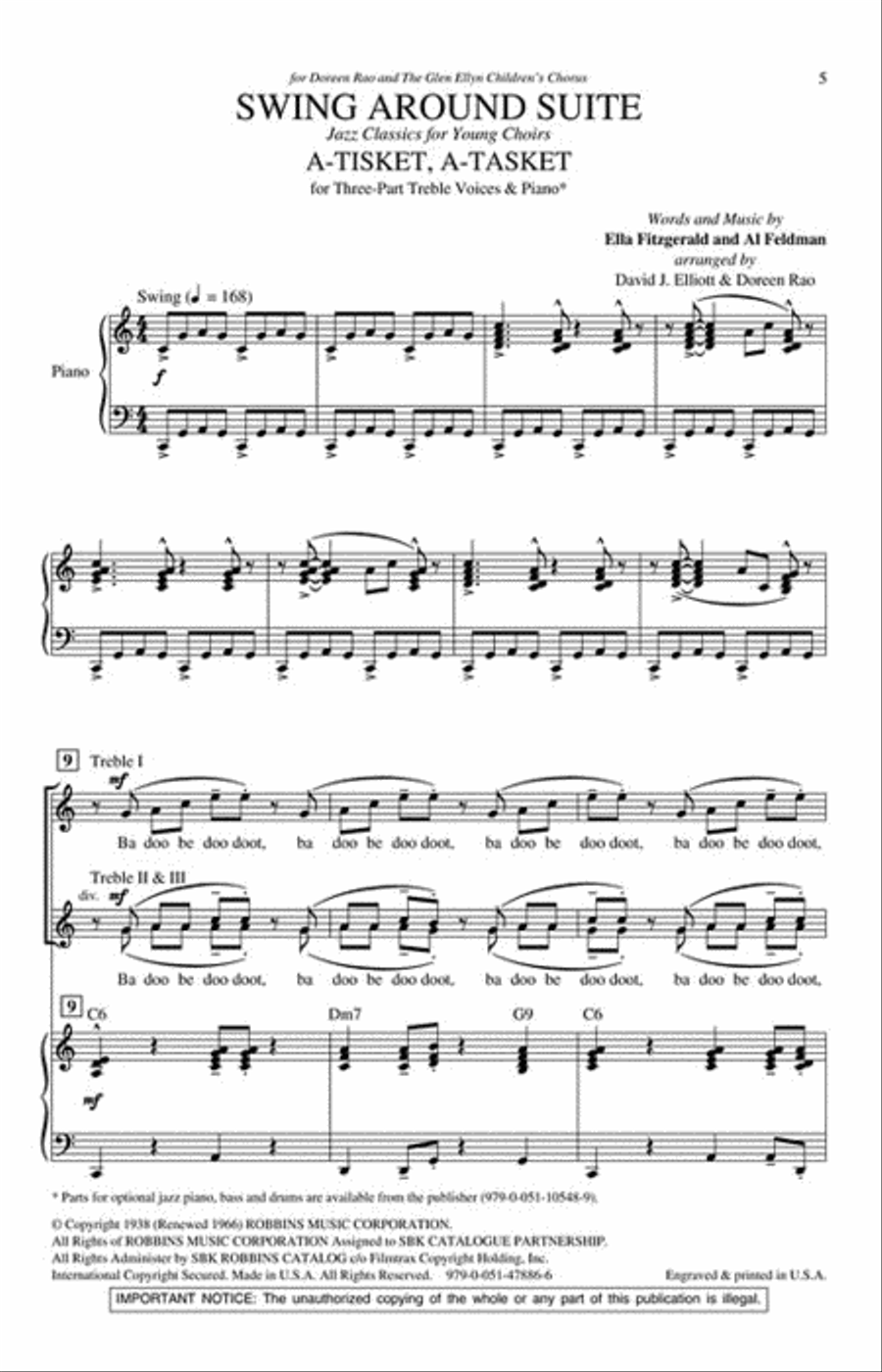 Swing Around Suite Choir scores gallery preview page 2