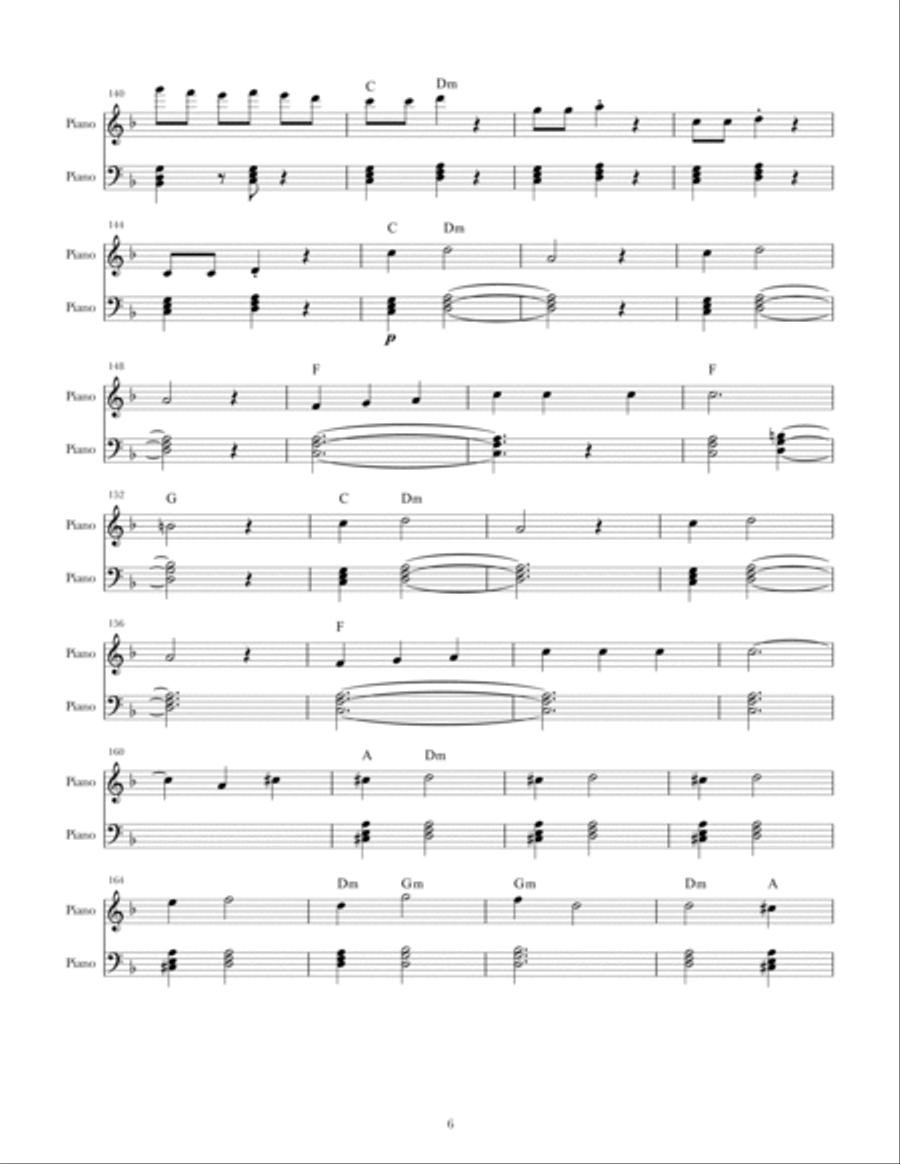 Aandhi Piano Solo scores gallery preview page 6