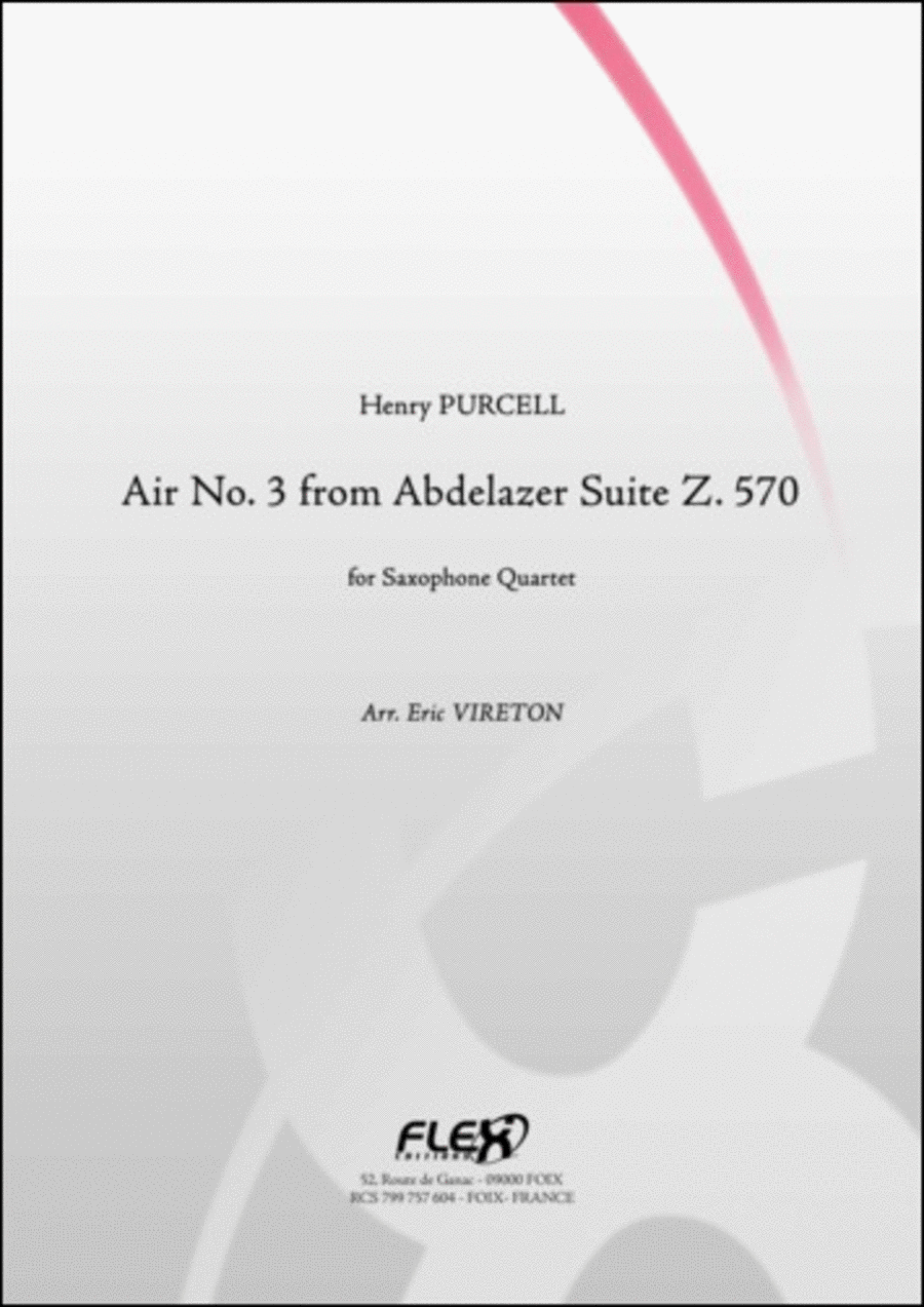 Air No.3 from Abdelazer Suite Z. 570