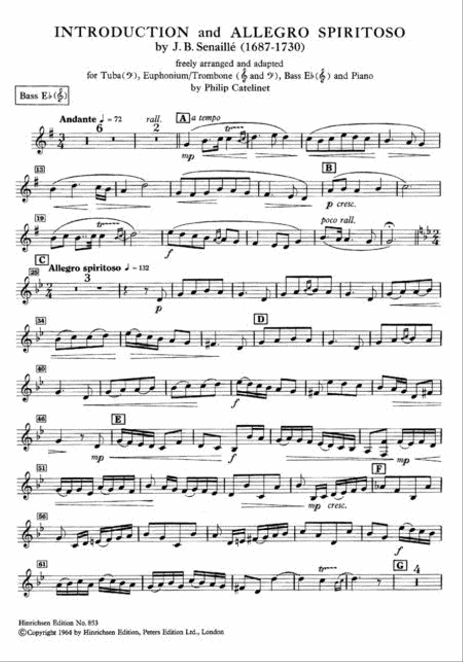 Introduction and Allegro Spiritoso Euphonium scores gallery preview page 4