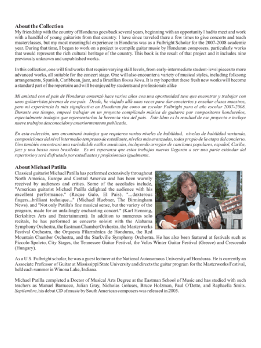 La Historia de Honduras Guitar Solo scores gallery preview page 2