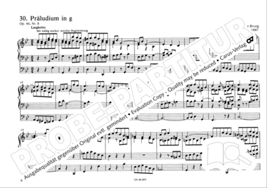 Free Organ Music from the Romantic Period, Vol. I (Freie Orgelmusik der Romantik, Band I) Organ scores gallery preview page 71