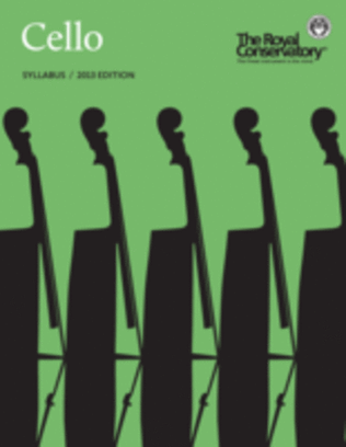 Book cover for Cello Syllabus, 2013 Edition
