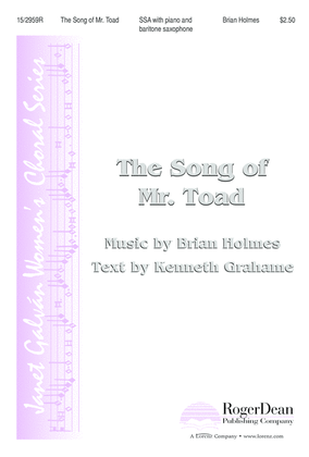 Book cover for The Song of Mr. Toad