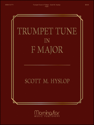 Book cover for Trumpet Tune in F Major