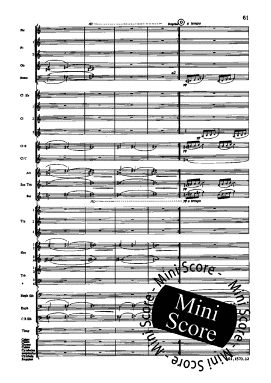 Poeme du Feu Concert Band scores gallery preview page 67