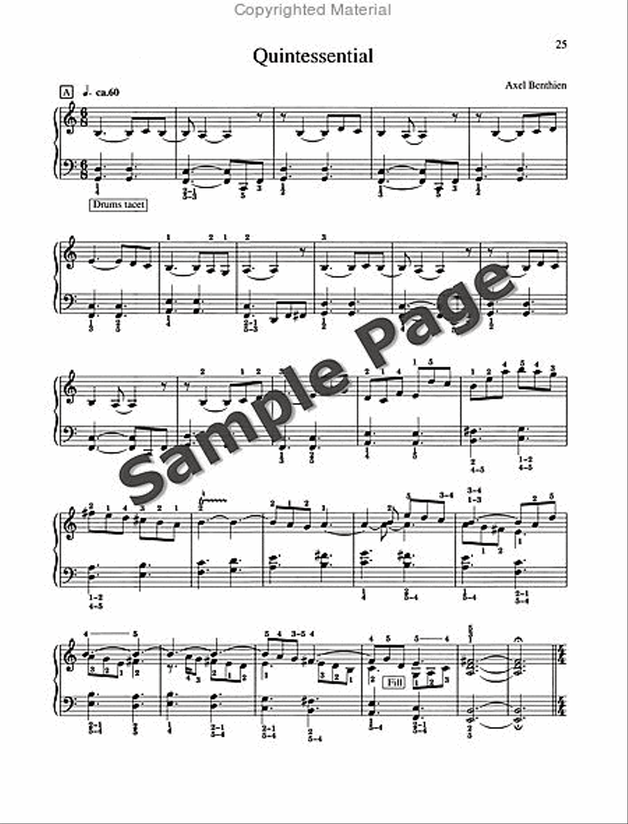 Keyboard On Stage Piano/cassette Piano scores gallery preview page 26