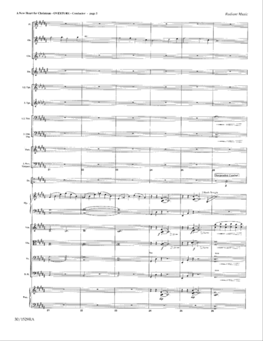 A New Heart for Christmas - Orchestration Choir scores gallery preview page 6