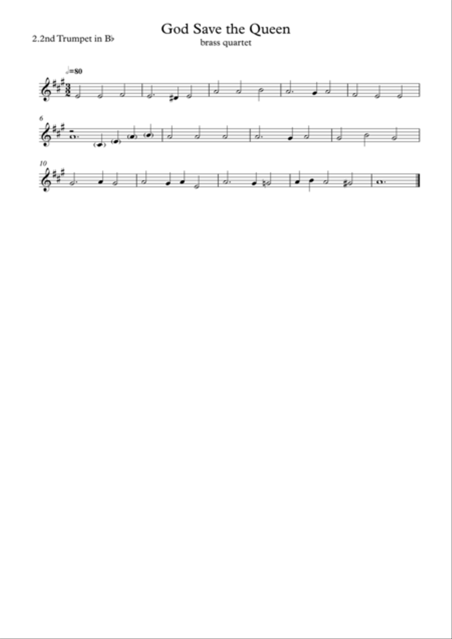 United Kingdom National Anthem: God Save the Queen (USA: My country,