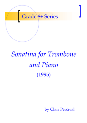 Book cover for Sonatina for trombone and piano
