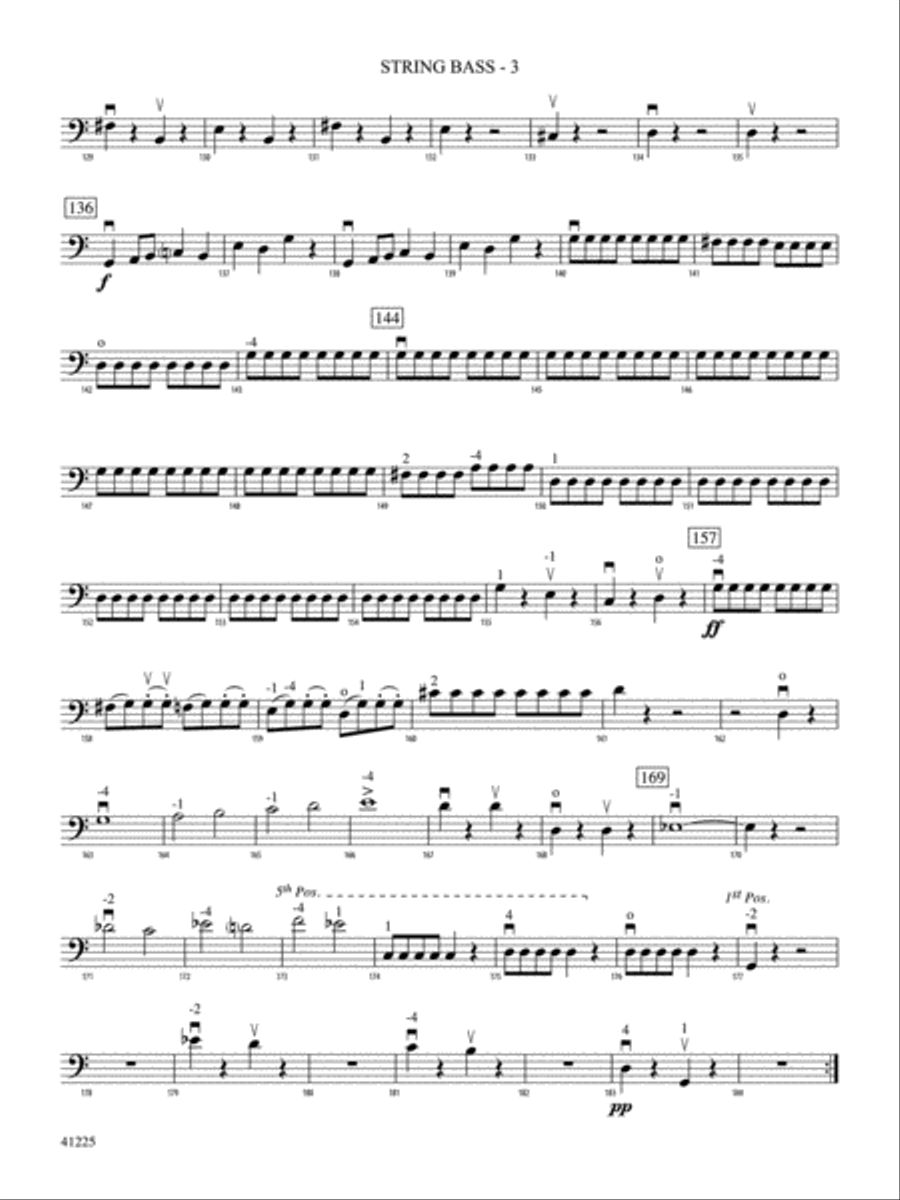 Sinfonia No. 9 in C Major: String Bass String Orchestra scores gallery preview page 3