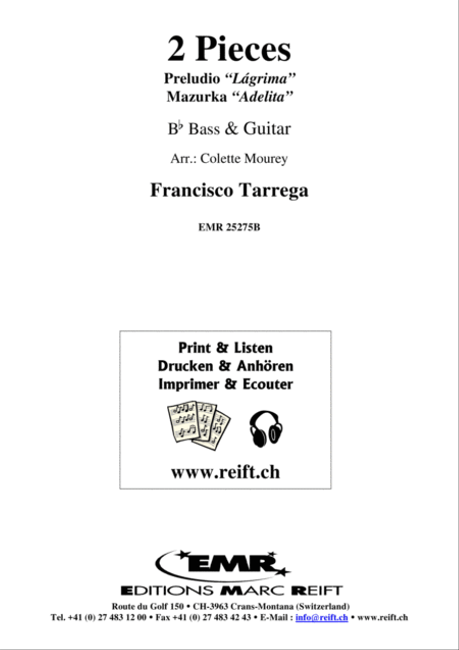 2 Pieces Classical Guitar scores gallery preview page 2