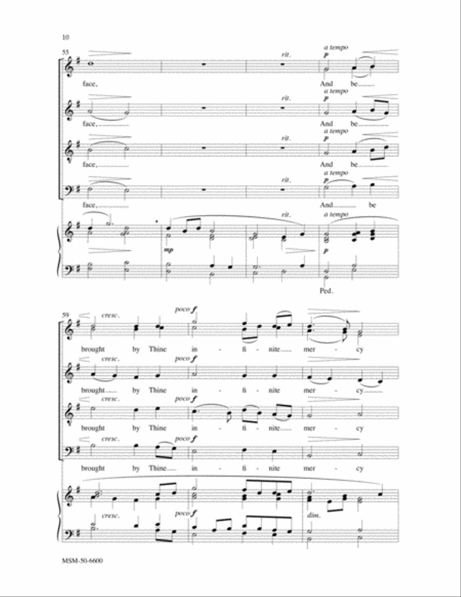 Eternal Light, Shine in Our Hearts SSATB scores gallery preview page 6