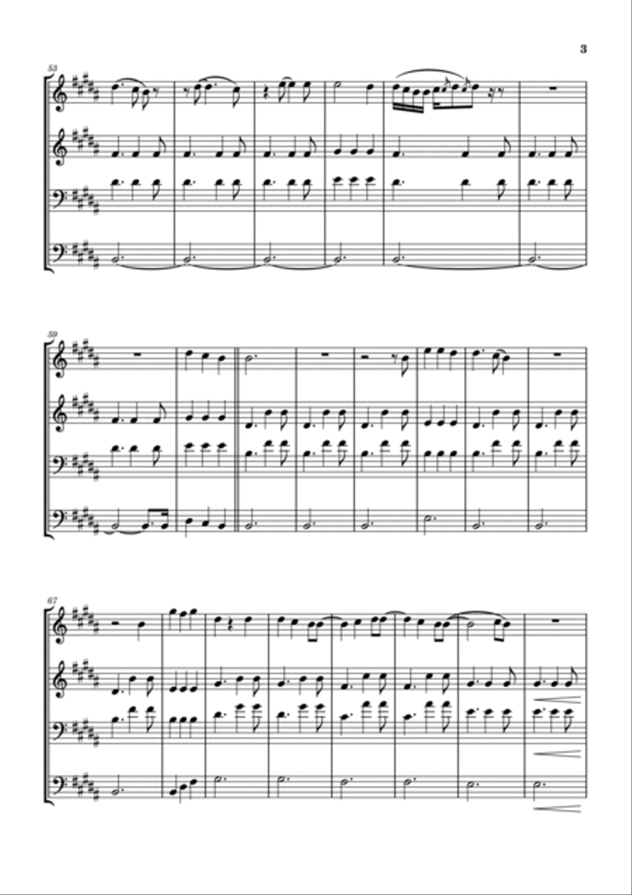 Graves Into Gardens Brass Ensemble scores gallery preview page 4