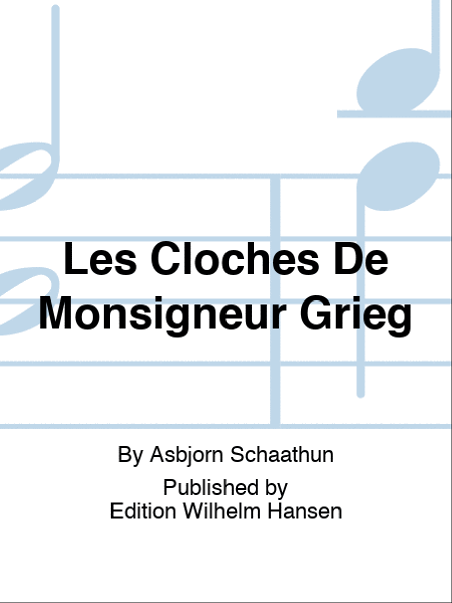 Les Cloches De Monsigneur Grieg Orchestra scores gallery preview page 1