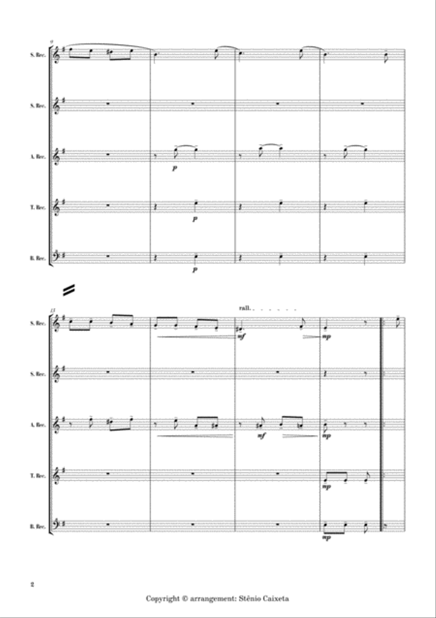 First Loss - Op. 68 Recorder scores gallery preview page 5