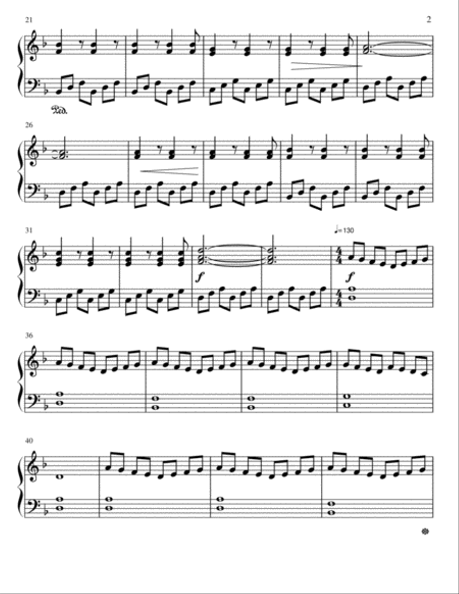 DISTRACTION Piano Method scores gallery preview page 2