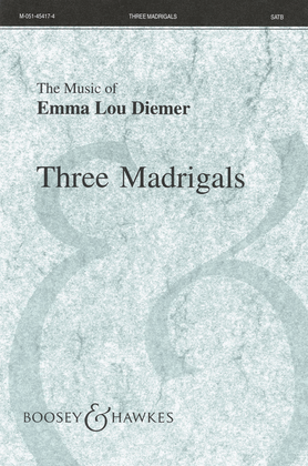 Book cover for Three Madrigals