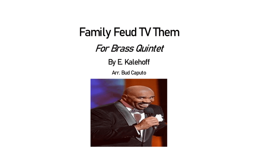 Family Feud Theme Brass Quintet scores gallery preview page 1
