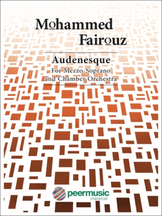 Book cover for Audenesque For Chamber Orchestra - Study Score