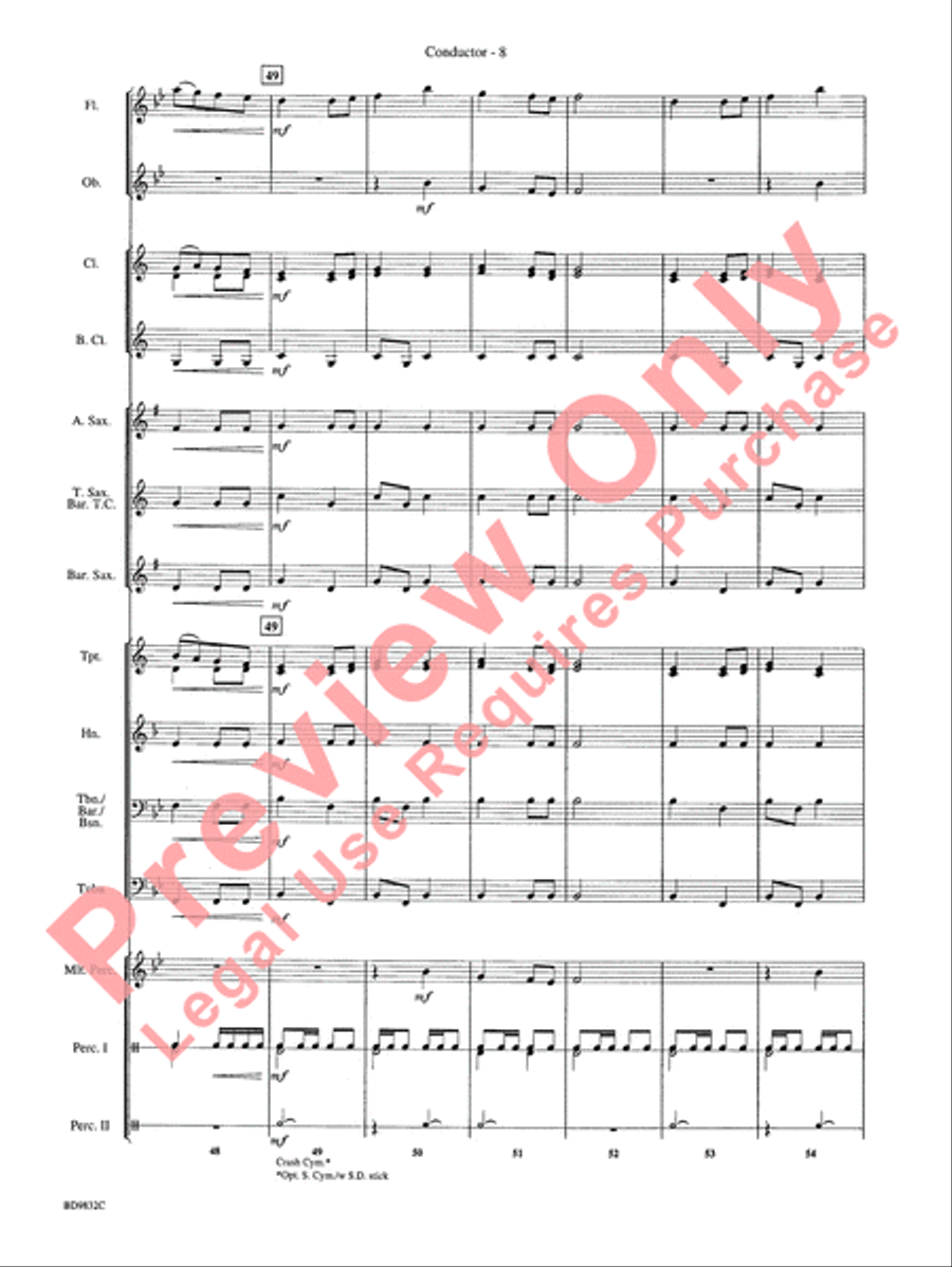 Freedom's March Concert Band scores gallery preview page 11