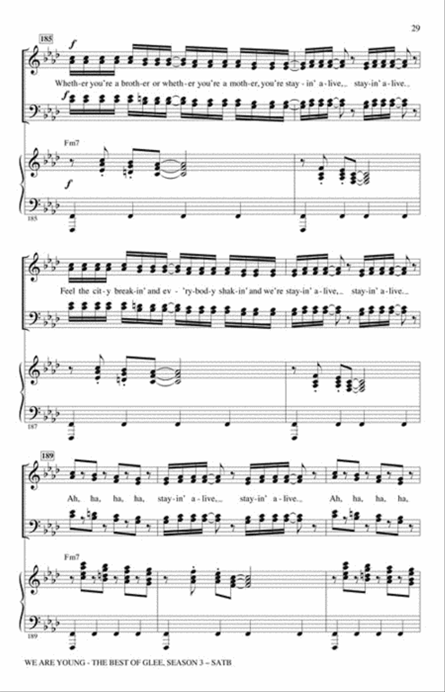 We Are Young 4-Part scores gallery preview page 6