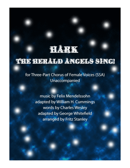 Hark! The Herald Angels Sing - SSA A Cappella image number null