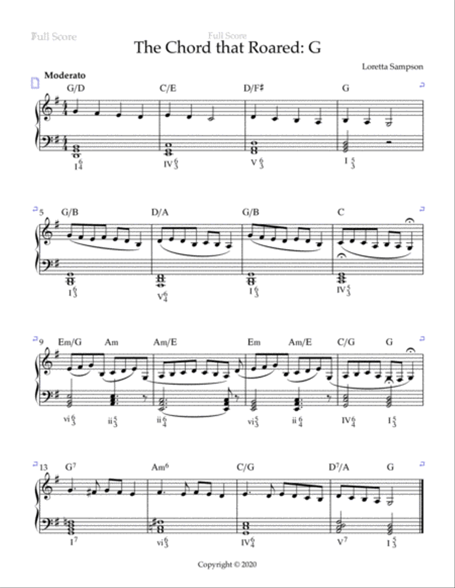 The Chord that Roared: Teach Yourself - Chord Study for White Major Keys image number null
