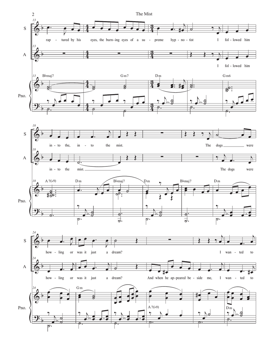 The Mist The Mist Alto Voice scores gallery preview page 2
