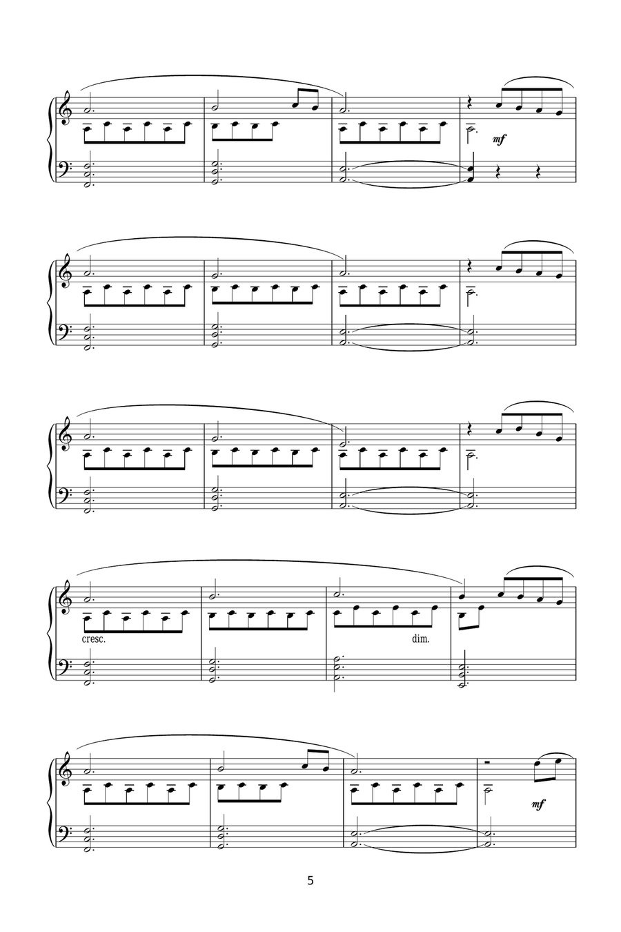 Nefeli Piano Solo scores gallery preview page 5
