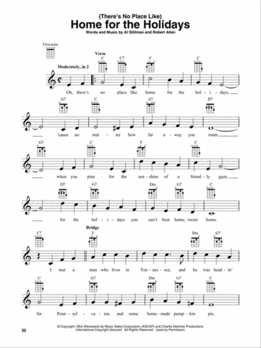 A Sentimental Christmas Ukulele scores gallery preview page 4