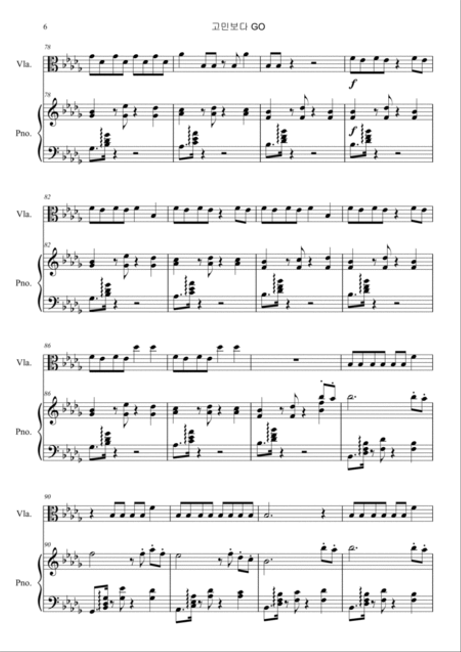 Go Go Viola scores gallery preview page 6