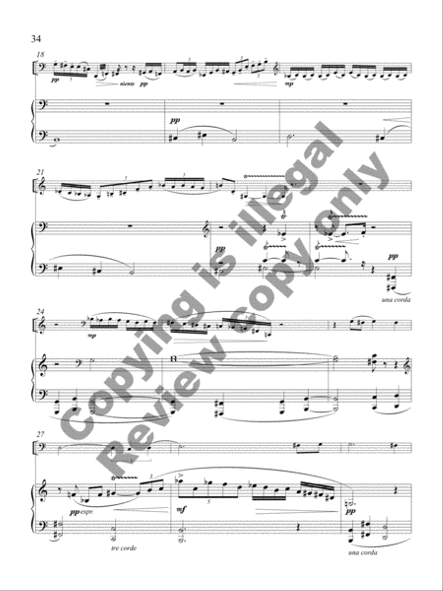 Legends of Kintamani (Cello/Piano Score) Orchestra scores gallery preview page 17