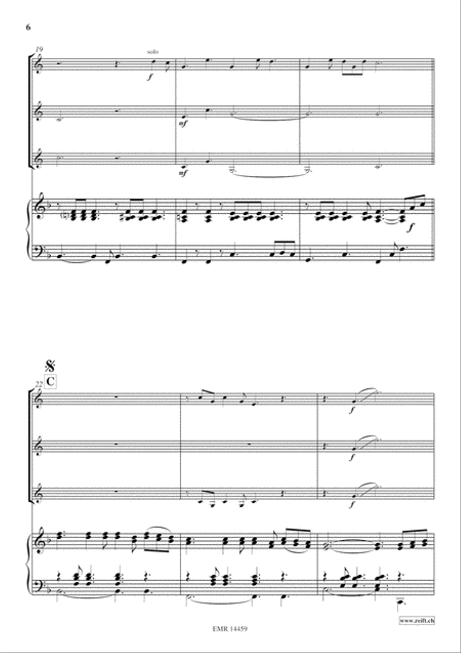 Alphorn Ballad Organ scores gallery preview page 7