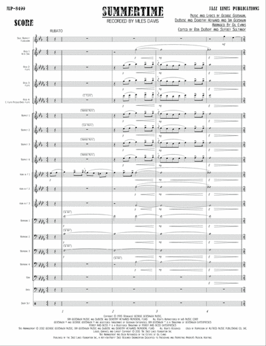 Summertime Orchestra scores gallery preview page 4