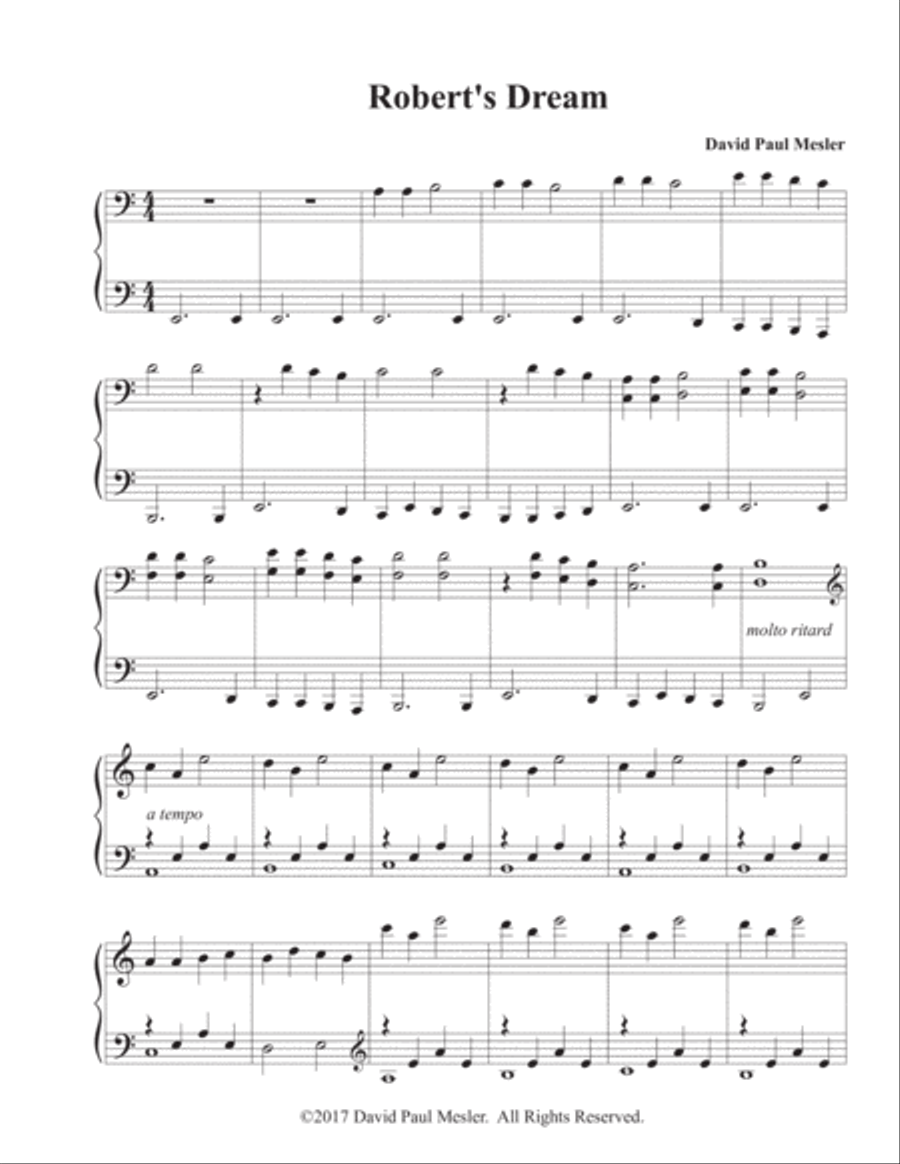 Robert's Dream Piano Method scores gallery preview page 2