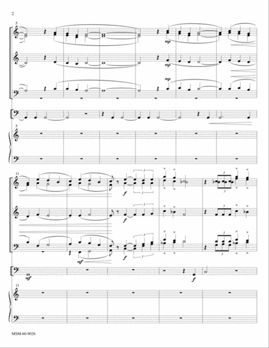The Day of Resurrection Lead On, O King Eternal Choir scores gallery preview page 2