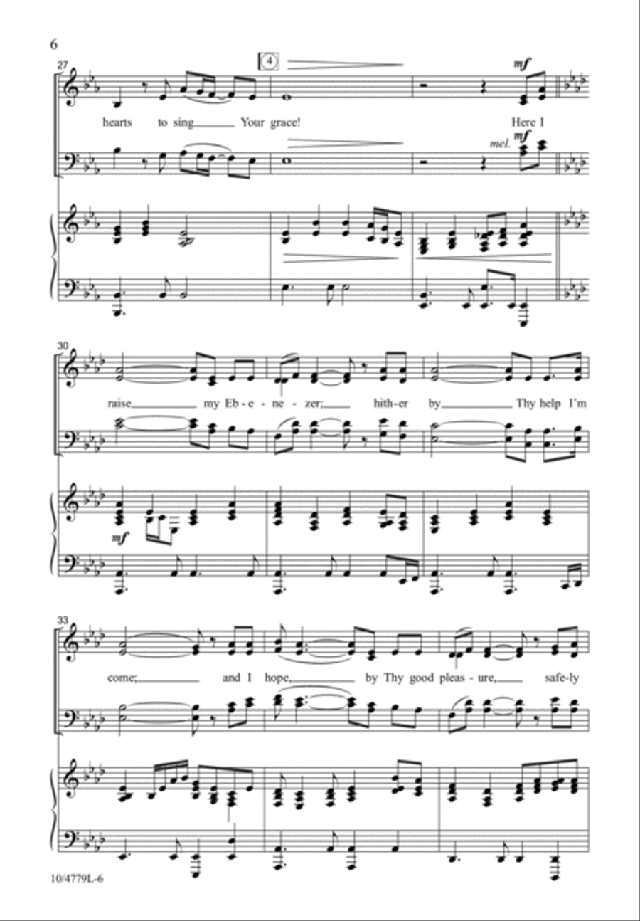 Tune Our Hearts to Sing Tune Our Hearts to Sing 4-Part scores gallery preview page 5