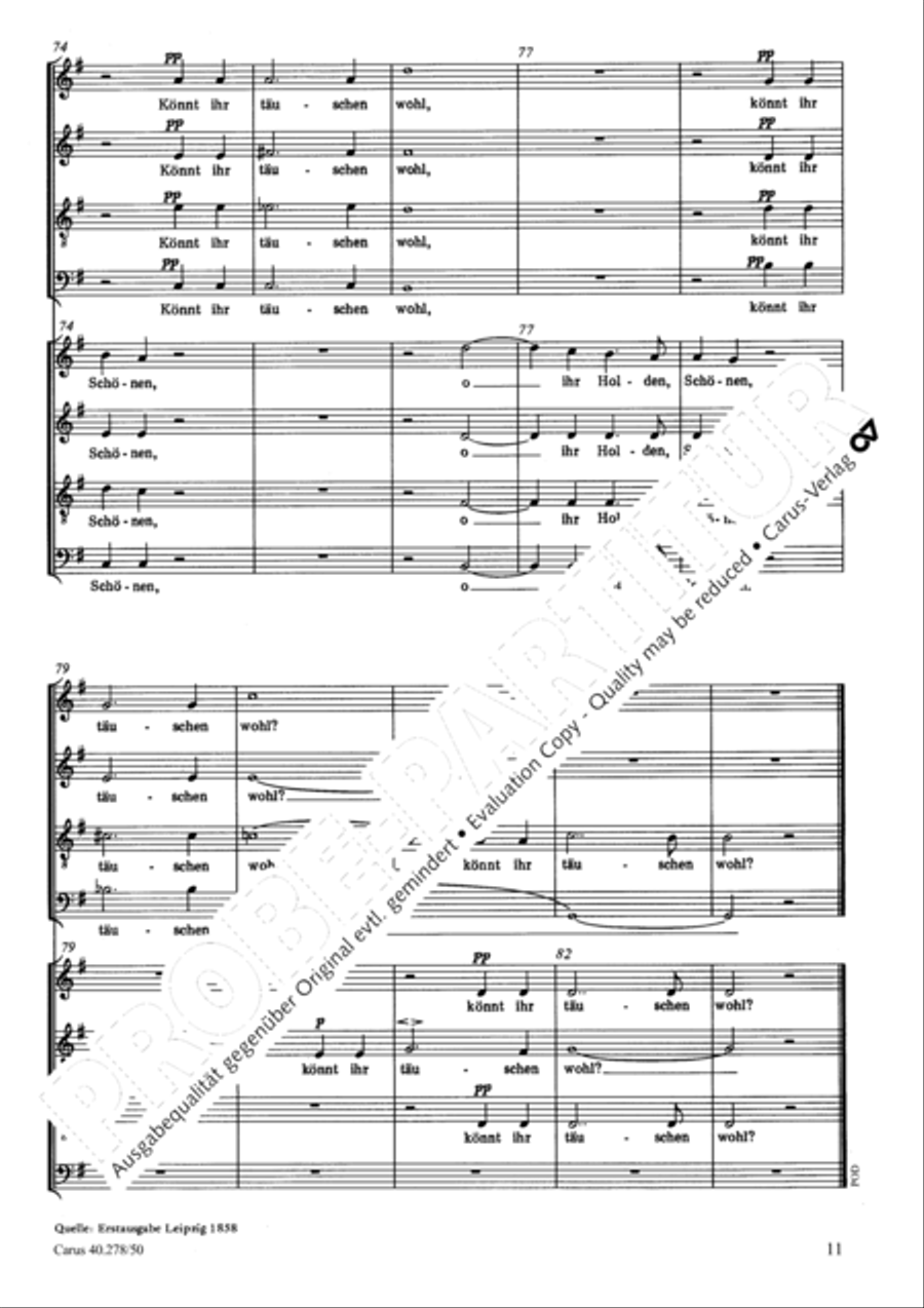 An die Sterne An die Sterne 4-Part scores gallery preview page 12