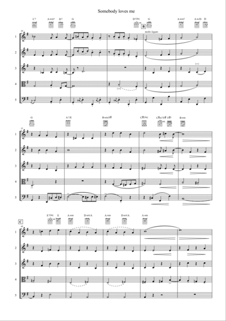 Somebody Loves Me Somebody Loves Me School and Community scores gallery preview page 3