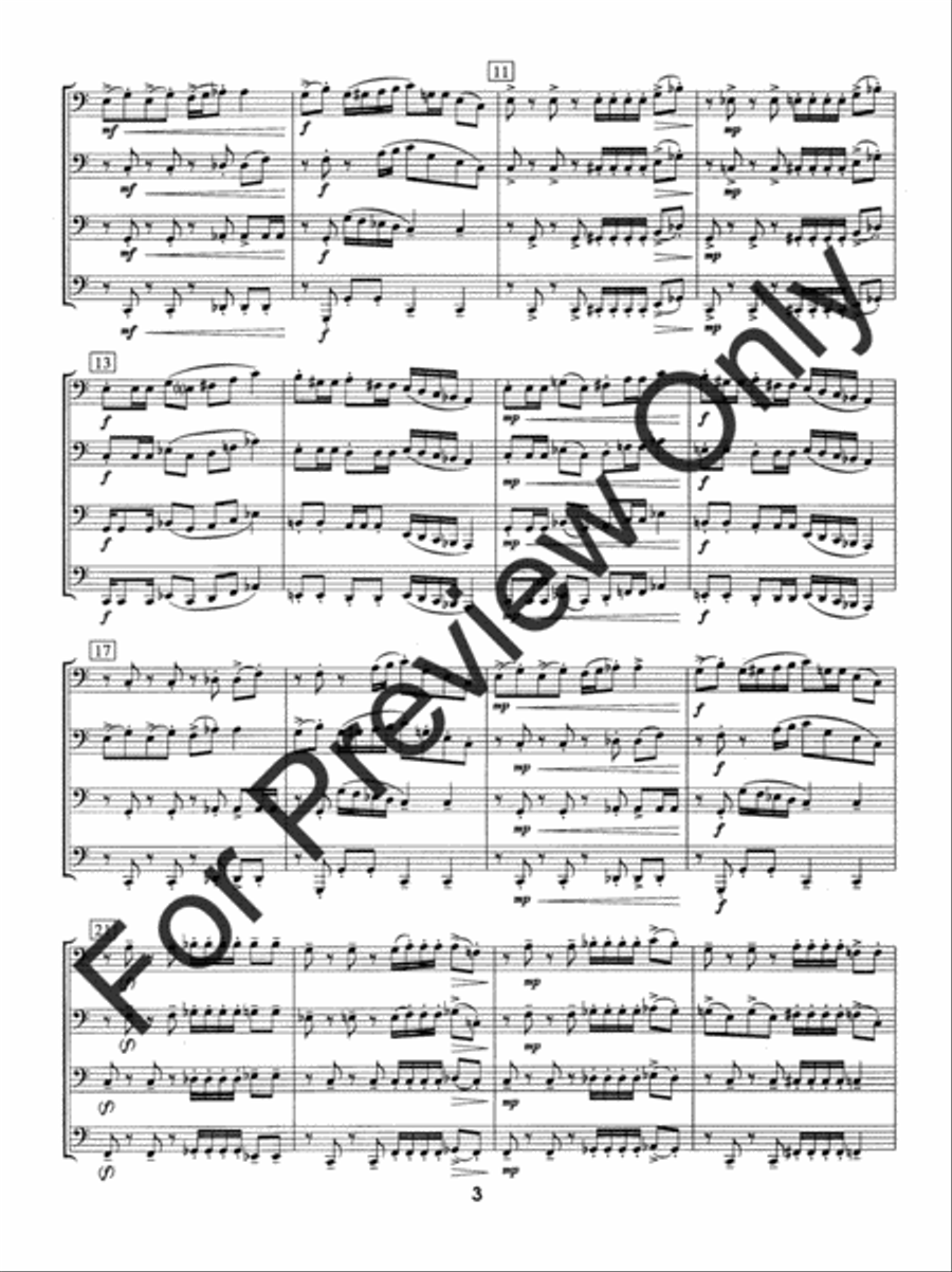 Chorale and Gigue Tuba scores gallery preview page 6
