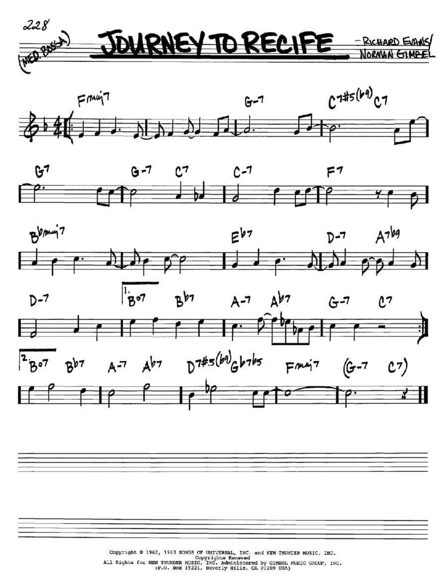 Journey To Recife Piano scores gallery preview page 1