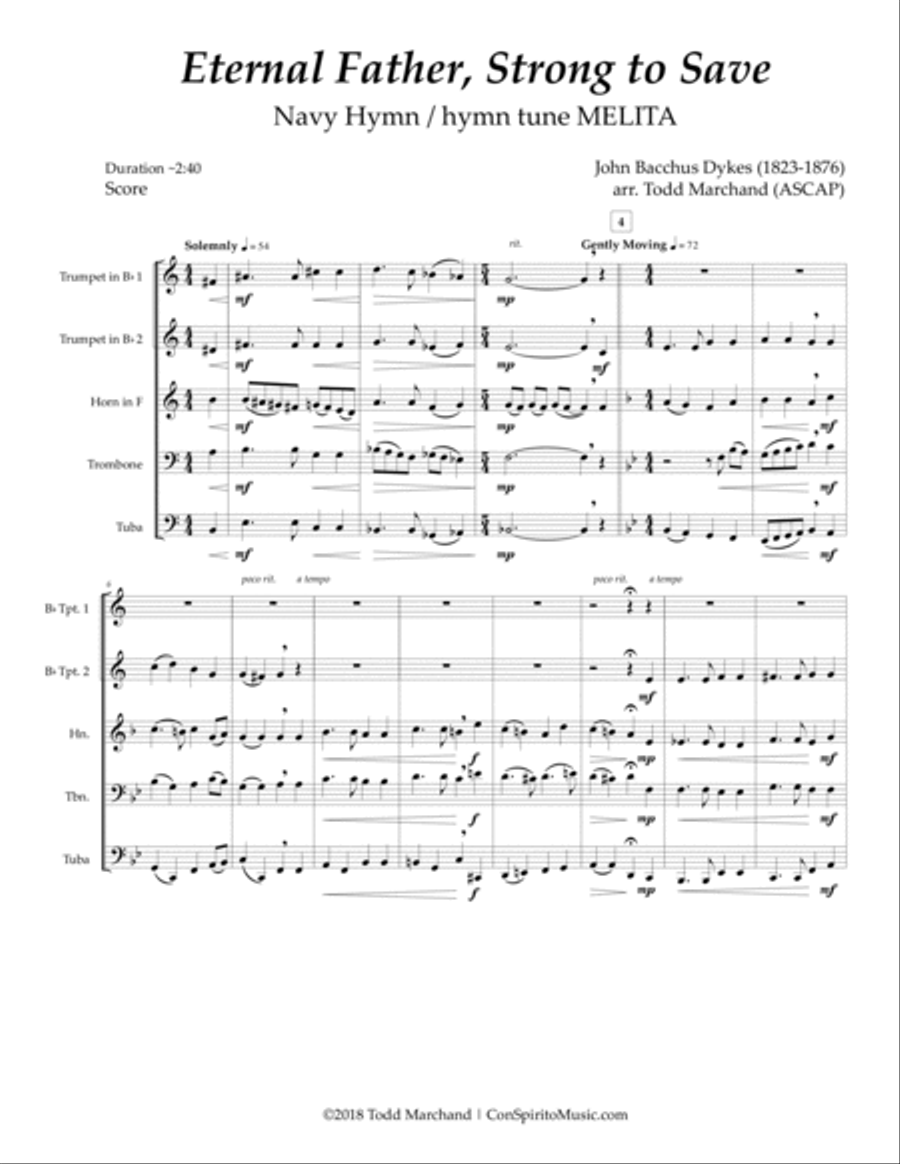 Eternal Father, Strong to Save (Navy Hymn 