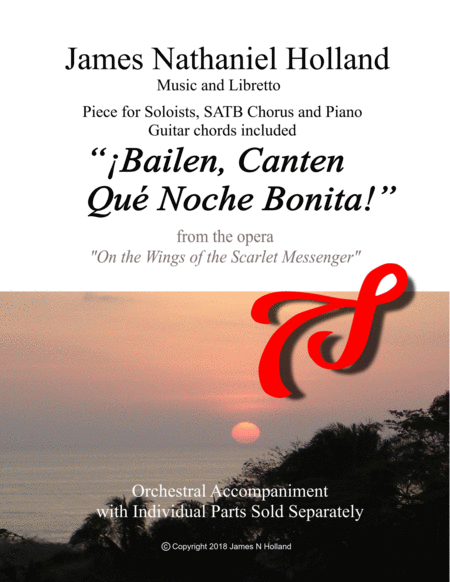 Bailen, Canten Que Noche Bonita! For SATB Chorus and Piano From the opera "On the Wings of the Scar image number null