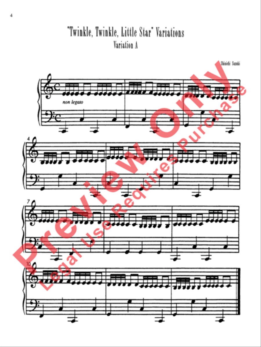 Suzuki Harp Ensemble Music, Volume 1 Harp scores gallery preview page 6
