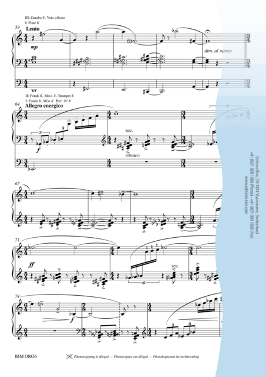 Sonatine III Organ scores gallery preview page 6